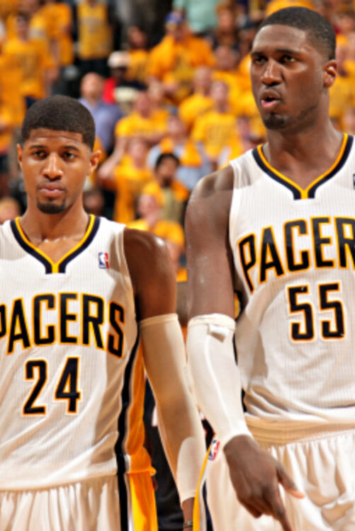 Paul George And Roy-Hibbert Were Teammates At Indiana Pacers In 2014