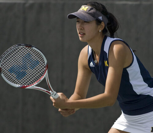 Rika Tatsuno While at University of Michigan (Source: Michigan Athletics)