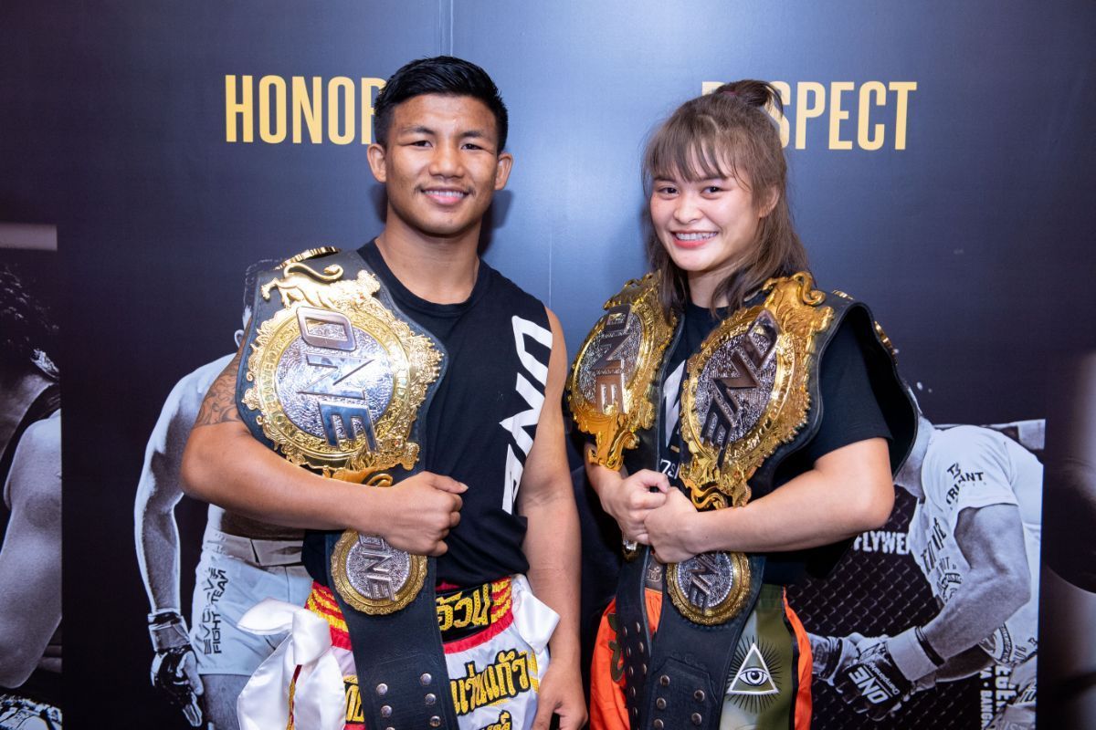 Stamp Fairtex And Her Ex- Boyfriend Rodtang