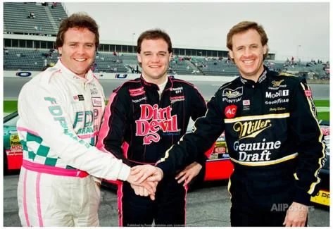 Rusty Wallace With His Brother Kenny And Mike