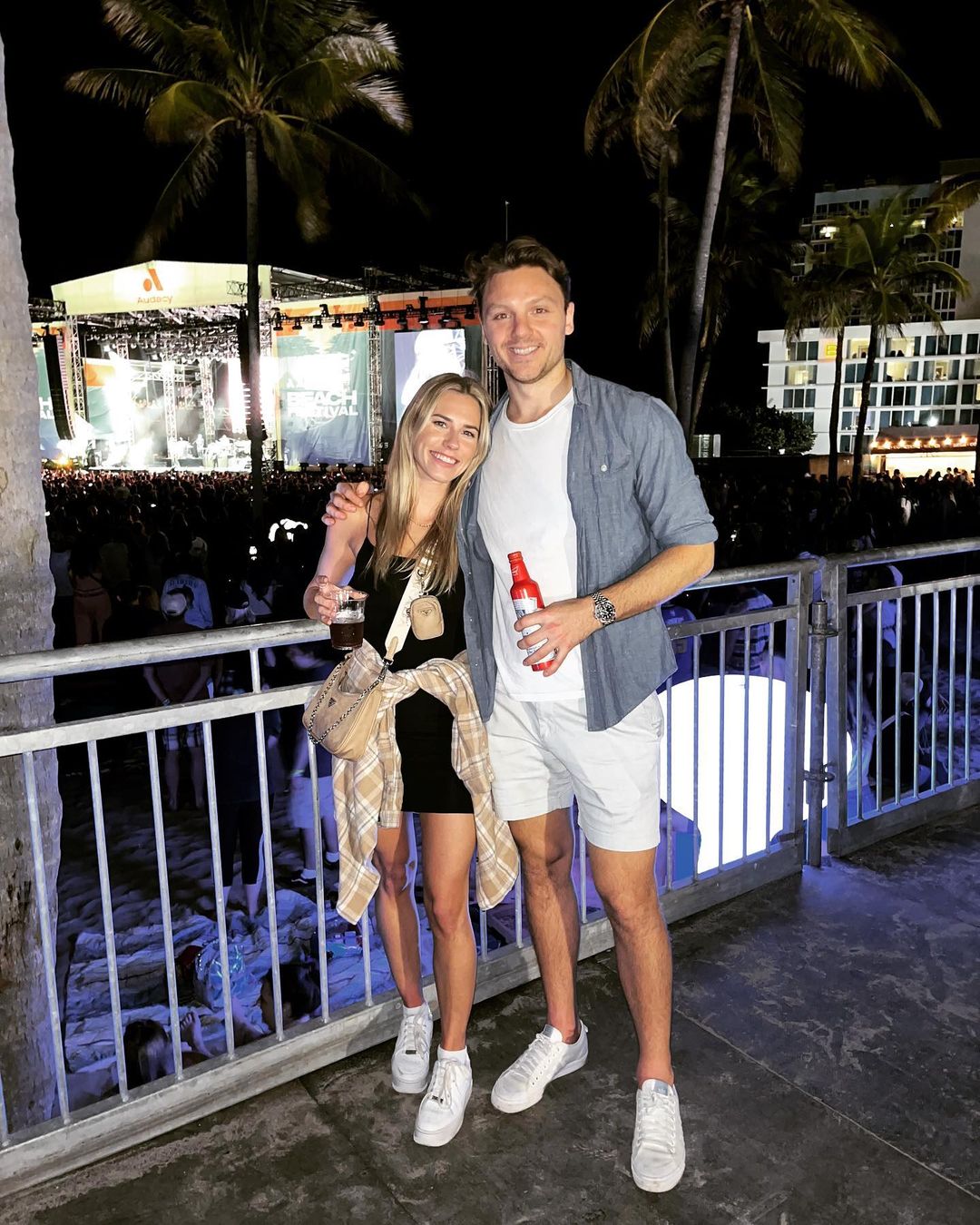 Sam Reinhart With His Girlfriend