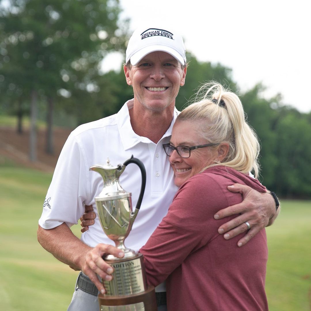 Golfer Steve Stricker With His Wife, Nicki