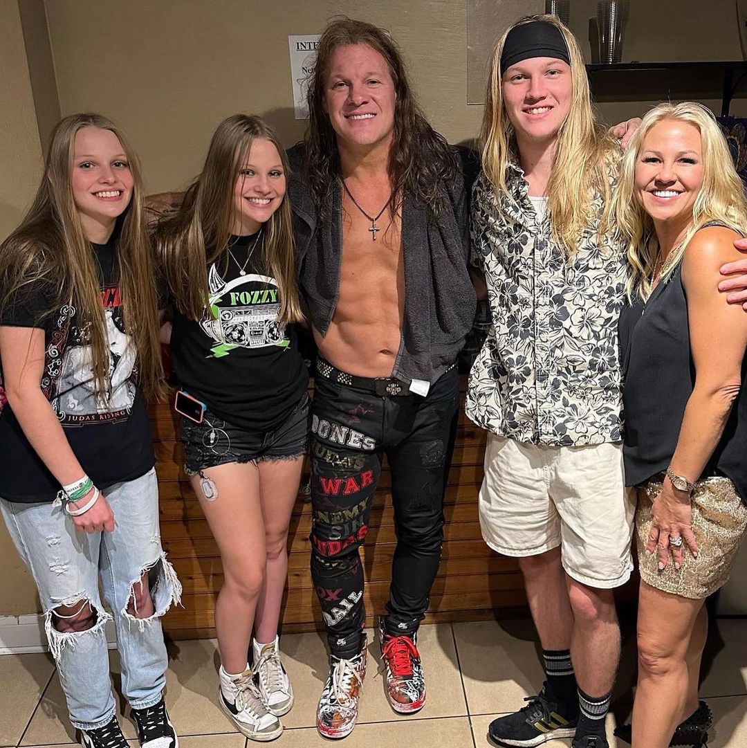 Chris Jericho With His Family 