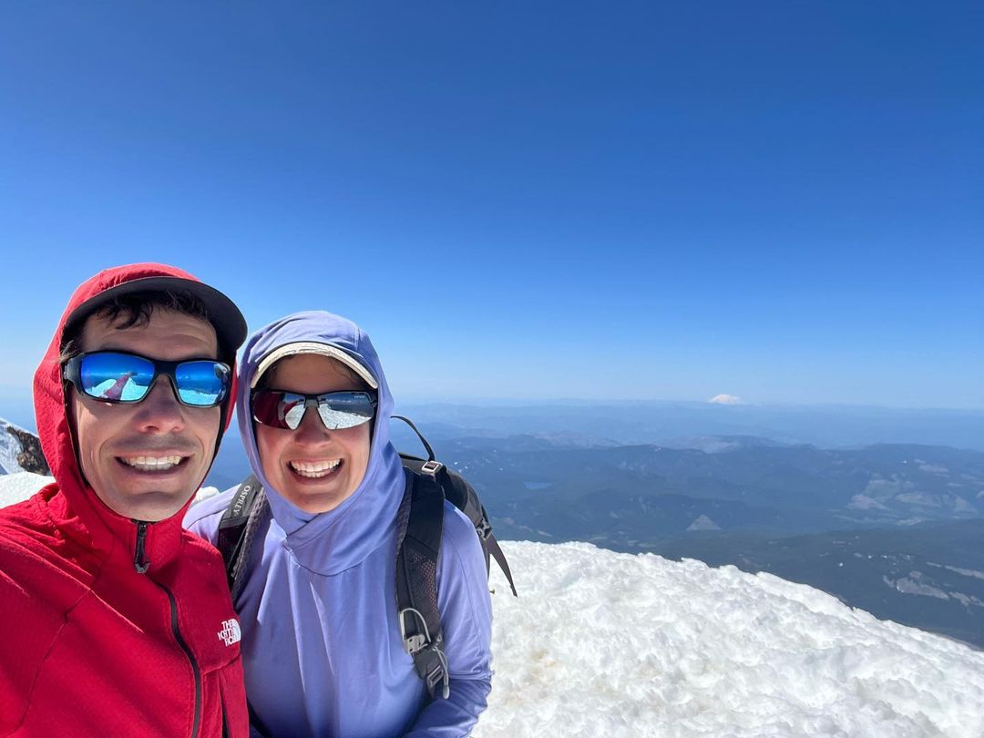 Alex Honnold With His Wife