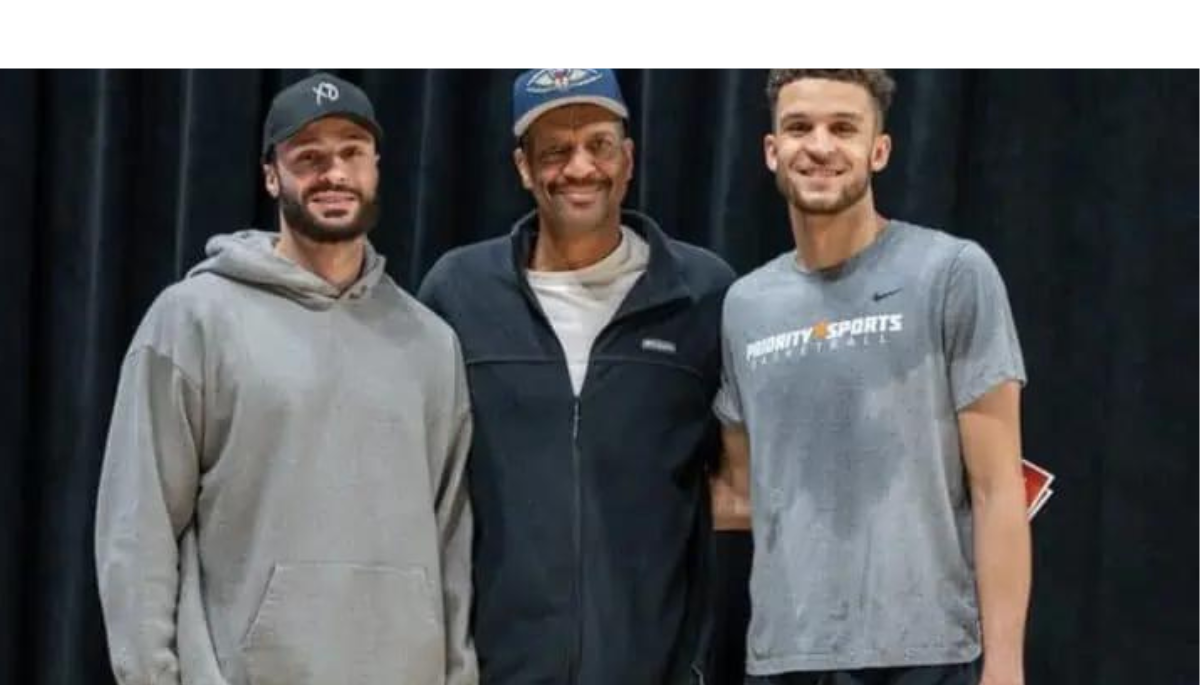 Two Brothers, Larry Nance Jr And Pete Nance, With Their Father