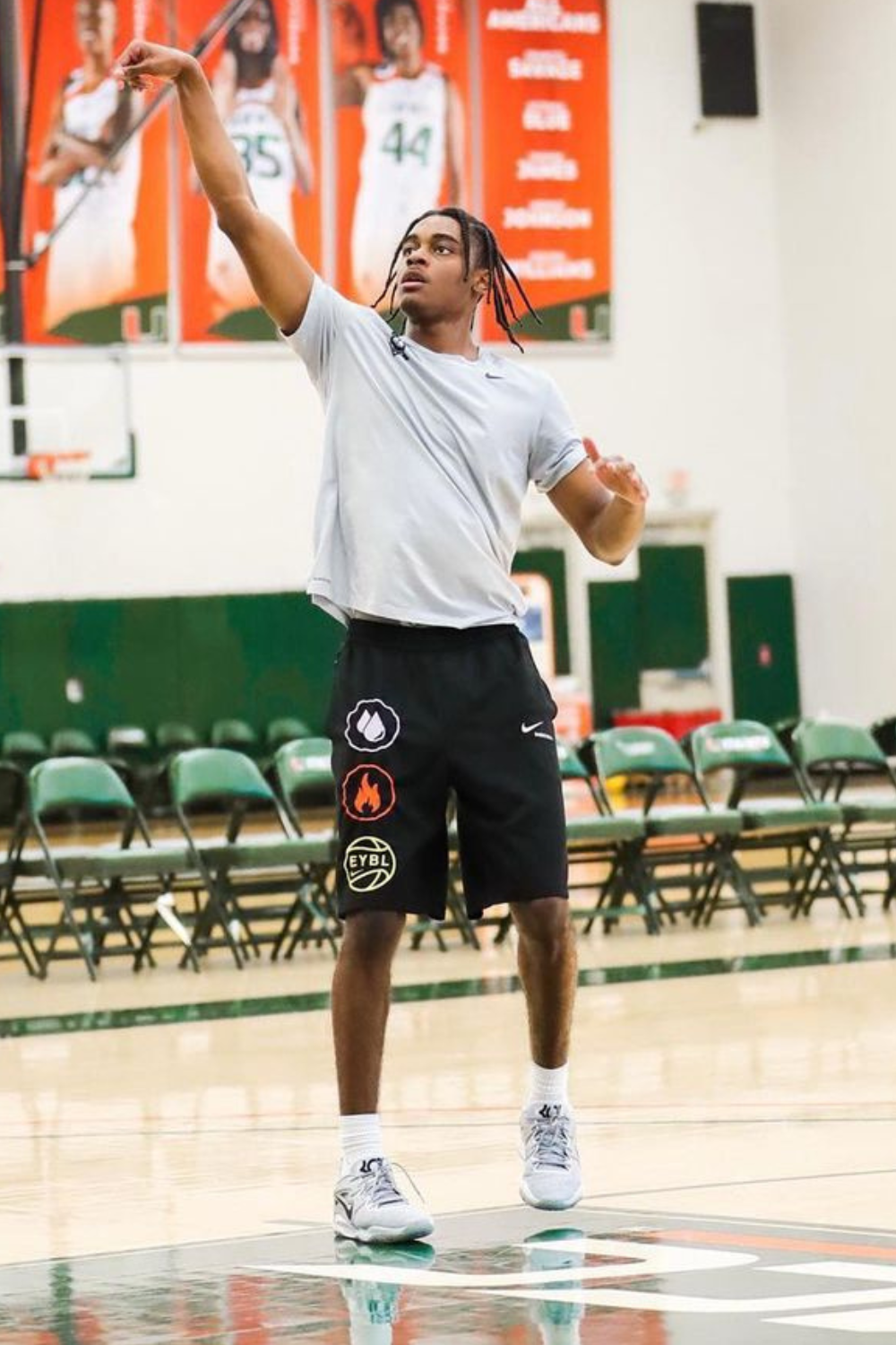 Tyler Hendricks Practicing Basketball