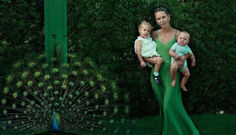 Caroline With Her Kids