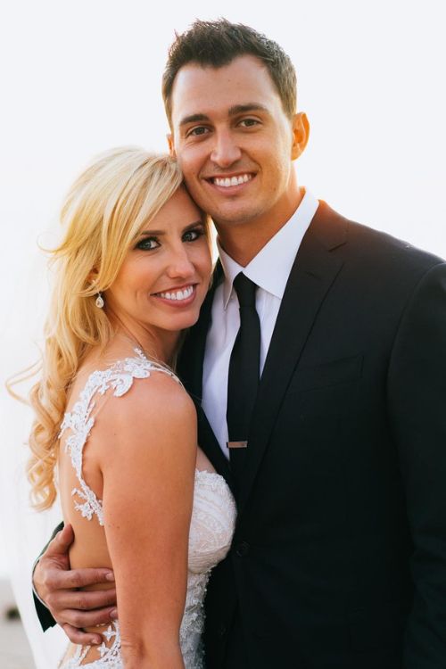 Courtney Force And Graham Rahal On Their Wedding Day
