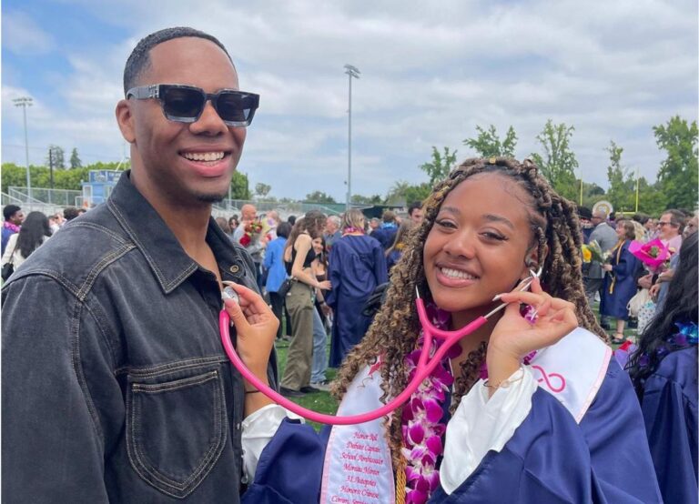 Hunter On His Sister's Graduation Day
