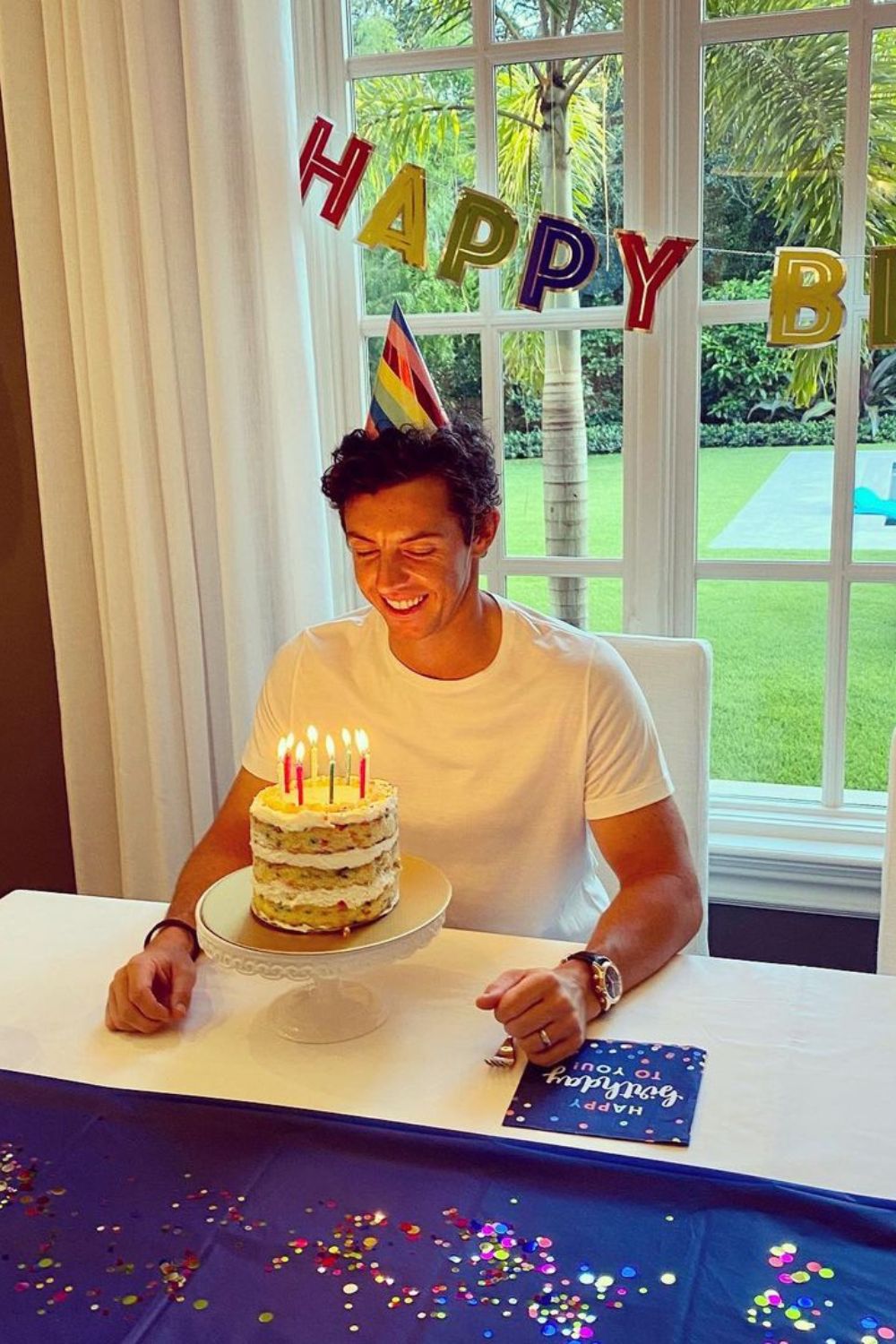 Rory McIlory Celebrating His Birthday