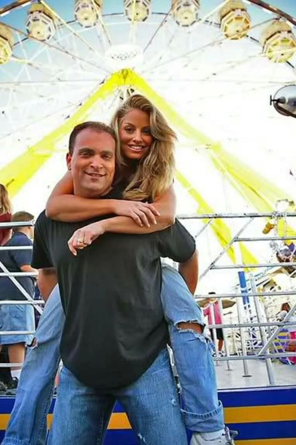 Trish Stratus With Her Husband, Ron Fiscio 
