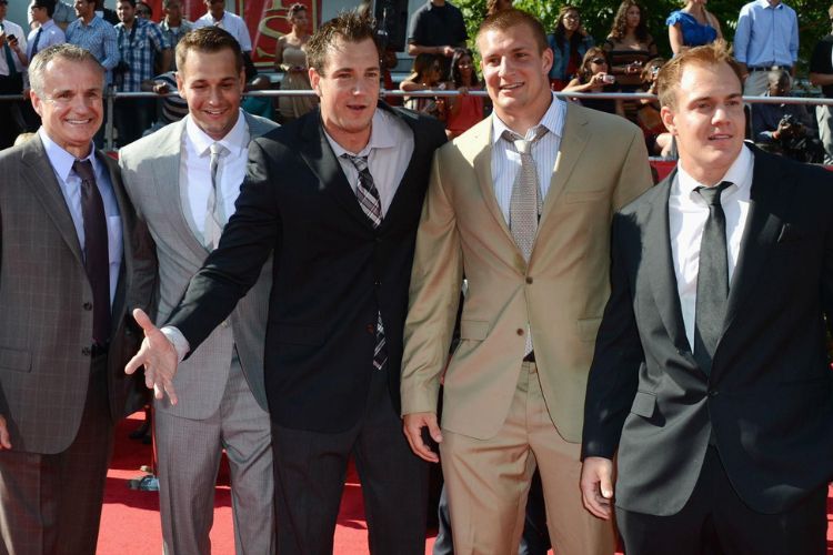 Rob Gronkowski With His Brother