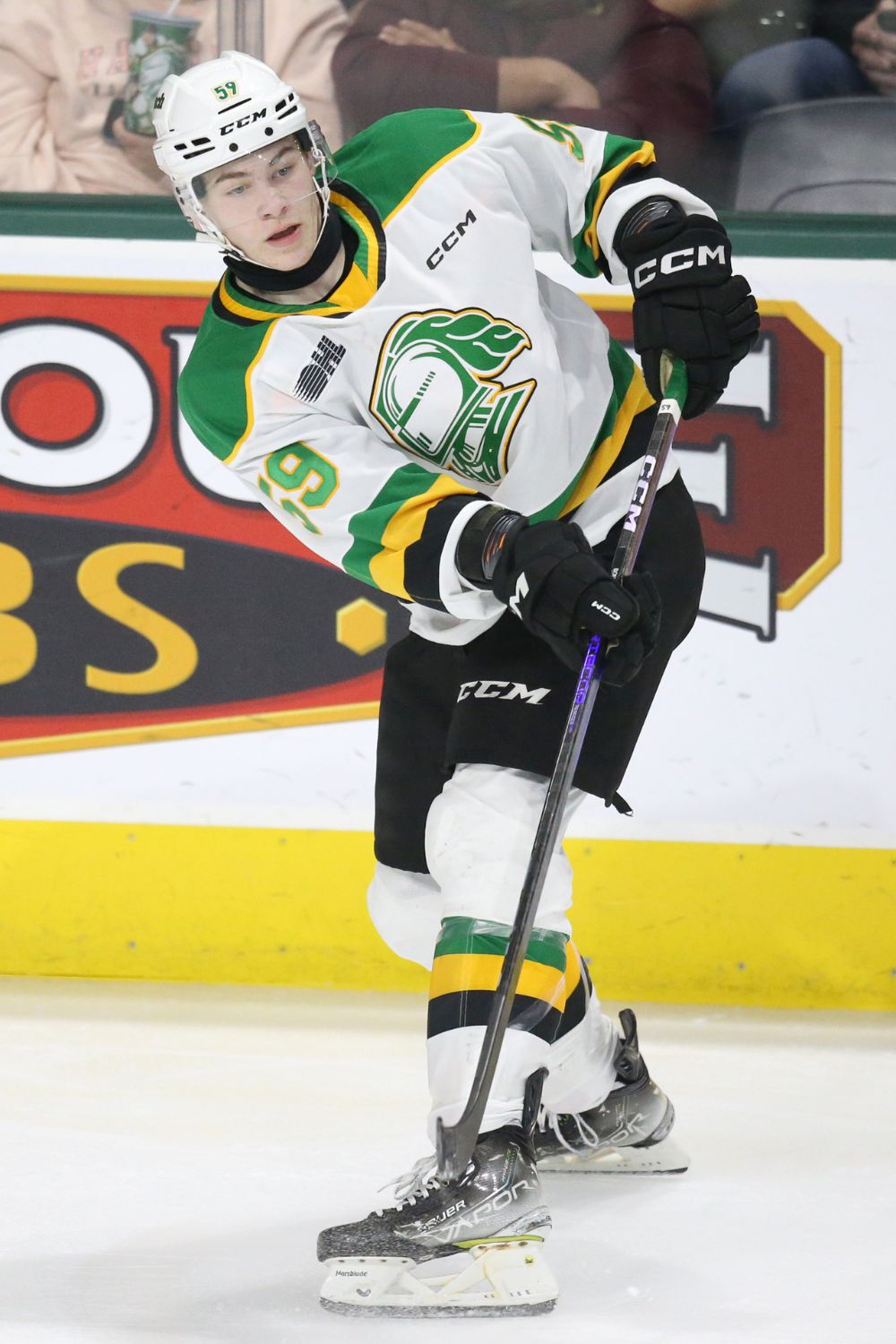 Oliver Bonk During A Match Playing For The London Knights