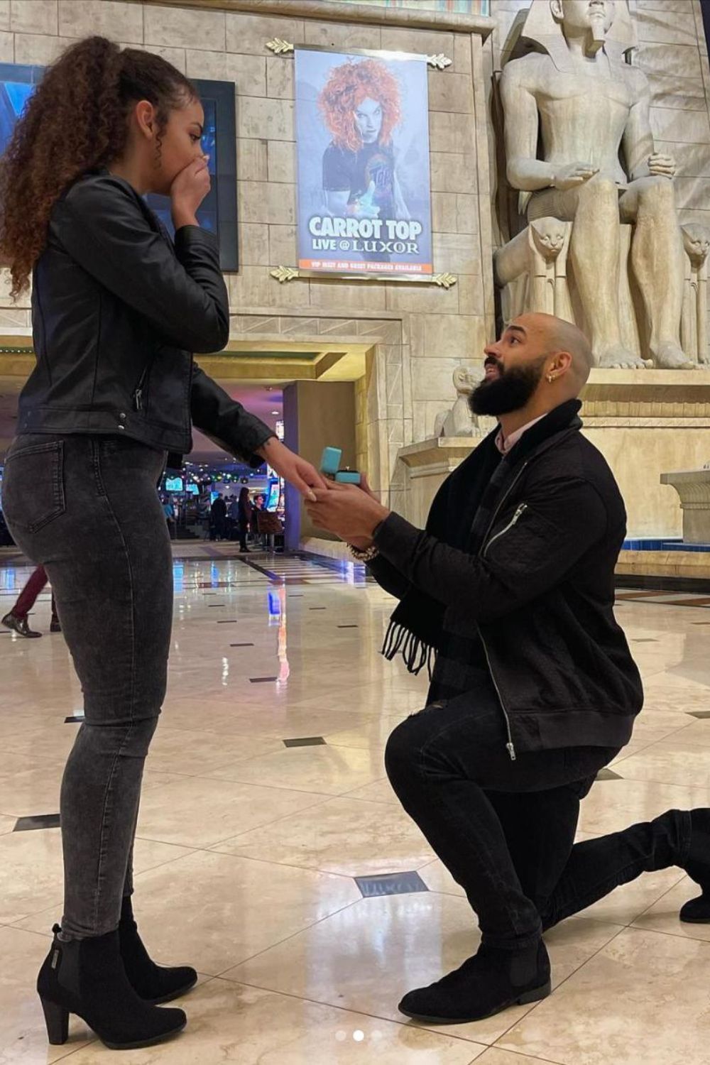 Ricochet Proposing Samantha Irvin 