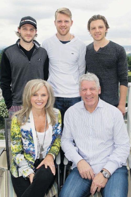 Sam Reinhart And His Family 