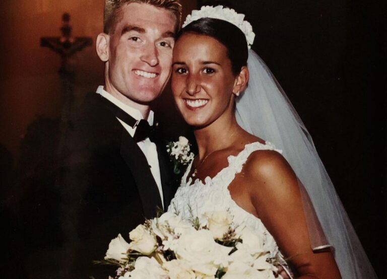 Marty Smith With His Wife