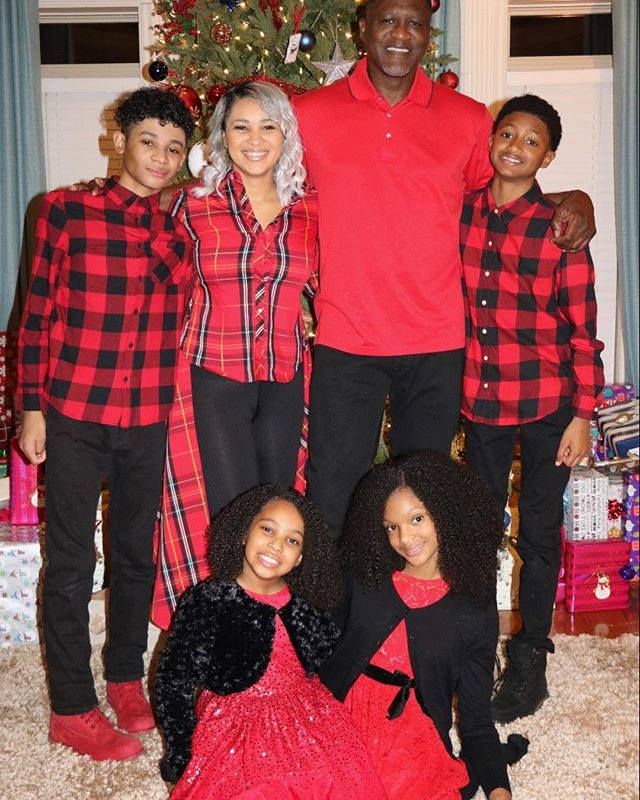 Wilkins Celebrating Christmas With His Kids 