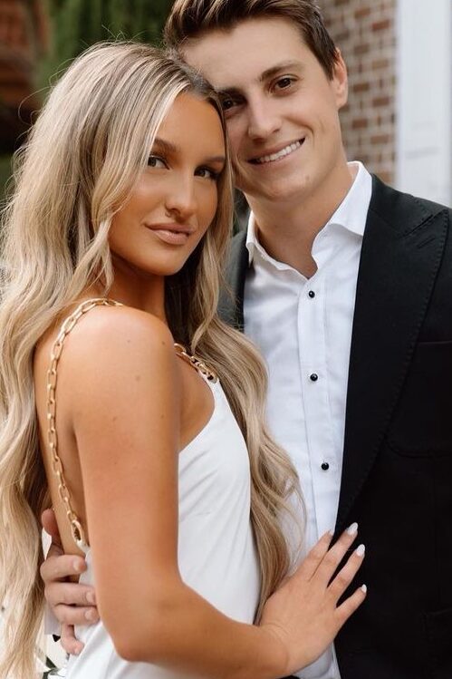 Zane Smith With McCall Gaulding During Their Engagement Photoshoot 