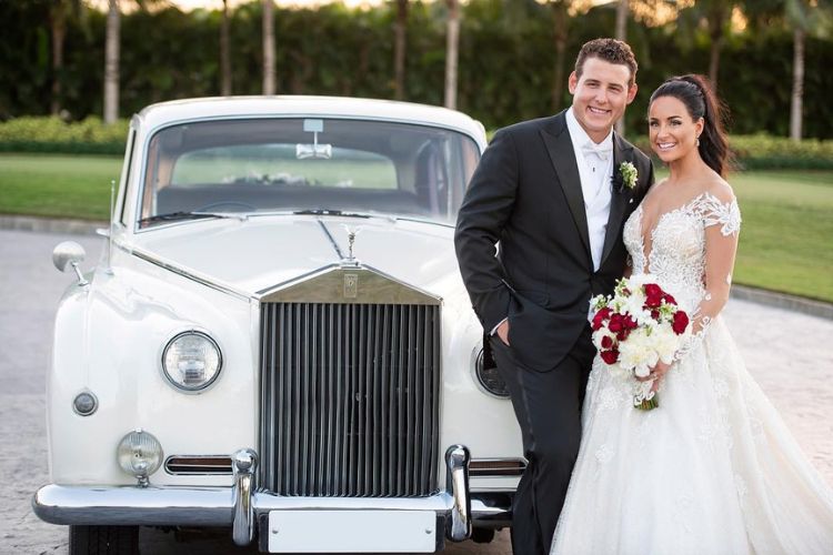 Anthony Rizzo And His Wife Emily Vakos Pictured After Their Wedding In 2018