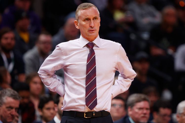 Bobby Hurley Pictured In The Sidelines Managing His Team