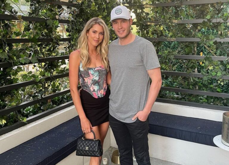 Brayden Mcnabb Pictured With His Wife Lelaine In 2022