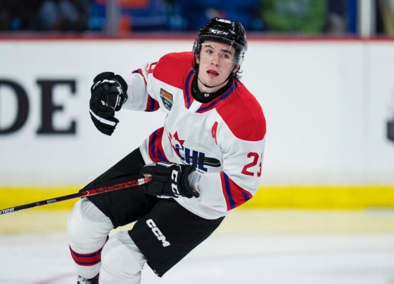 Brayden Yager Pictured In Action Earlier This Year In January