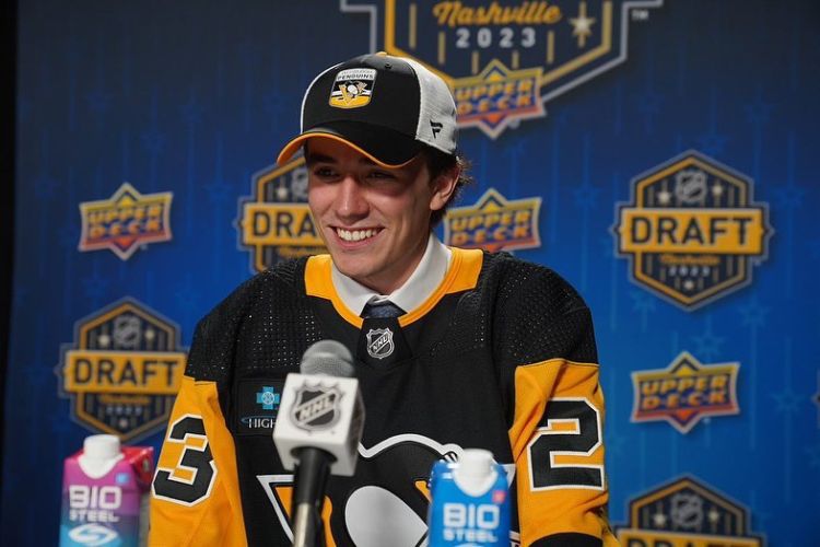 Brayden Yager Talks To The Media After Being Drafted The Penguins
