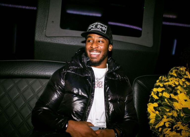 Breece Hall Pictured At A Party Earlier This Year In January
