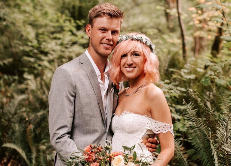 Cameron Davis Pictured With His Wife Jonika Zapiorkowska After Their Wedding In 2020