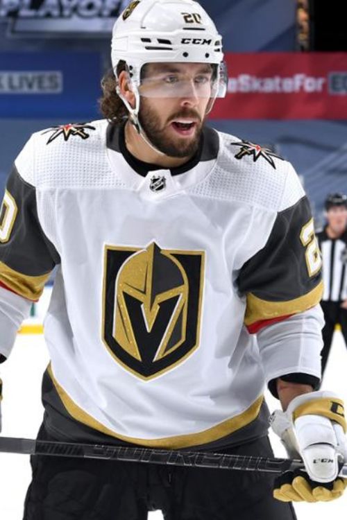 Chandler Stephenson Pictured During A Game For Vegas Golden Knights In 2023