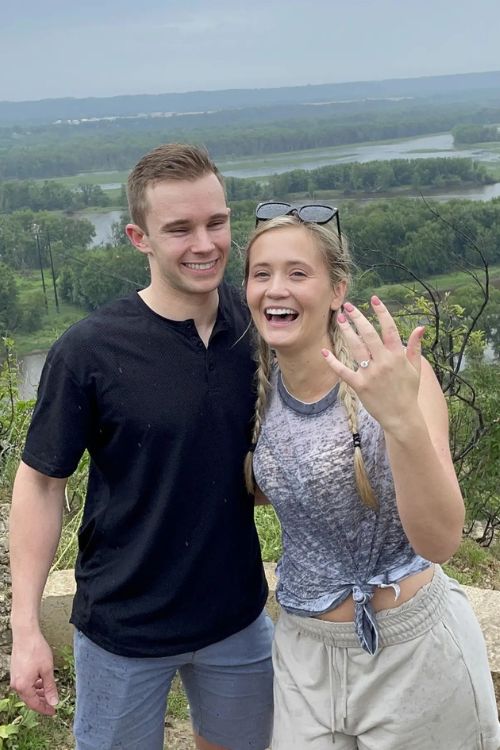 Chelsea Shows Off Her Engagement Ring As Jake Proposes Her Three Years Of Dating 