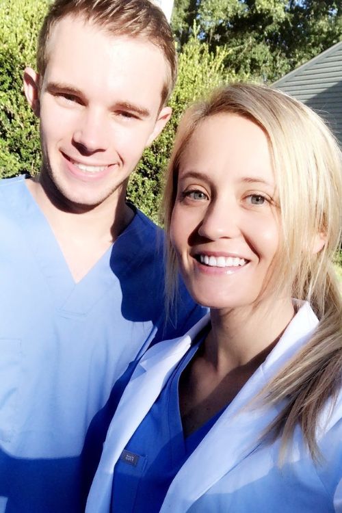 Chelsea Laden Pictured With Her Fiance Jake Rancic During Their Externship In 2020 