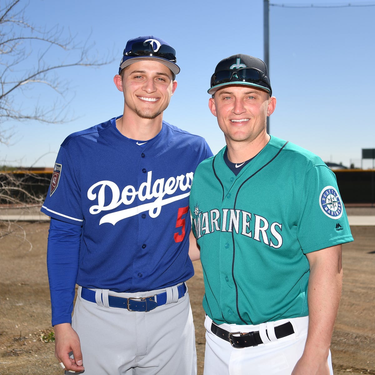 Corey Seager With His Brother Kyle 