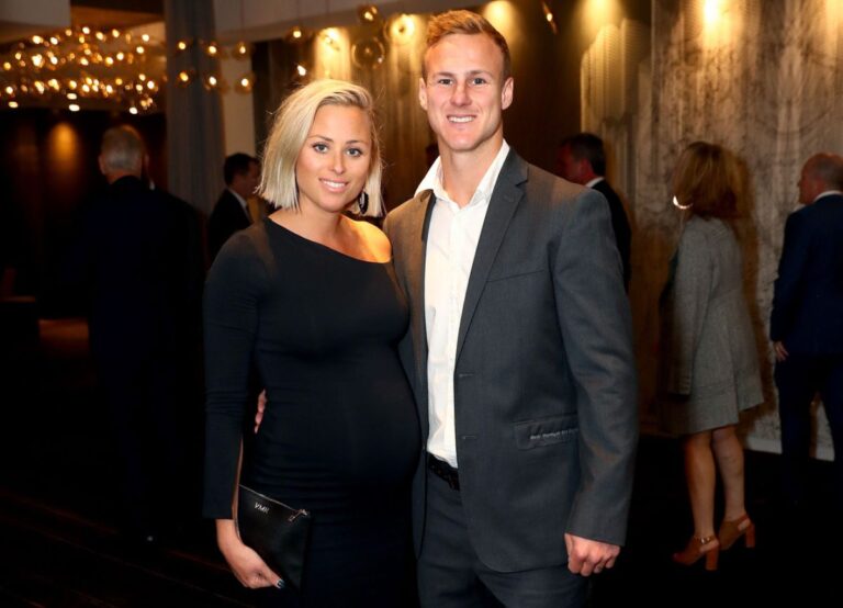 Daly Cherry Evans With Wife Vessa Rockliff Attending Manly Sea Eagles Award Ceremony In 2017