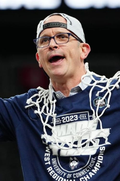 Dan Hurley Pictured Celebrating After Winning National State Championship