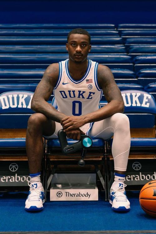 Dariq Whitehead Pictured In His Duke University Gear Earlier This Year In February 