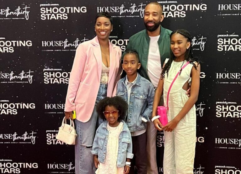 Dru Joyce And Wife Lanae Joyce Walk The Red Carpet Of The Movie Shooting Stars With Their Three Kids