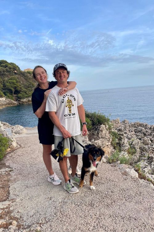 Elina Svitolina Pictured With Her Brother Yulian In September 2022