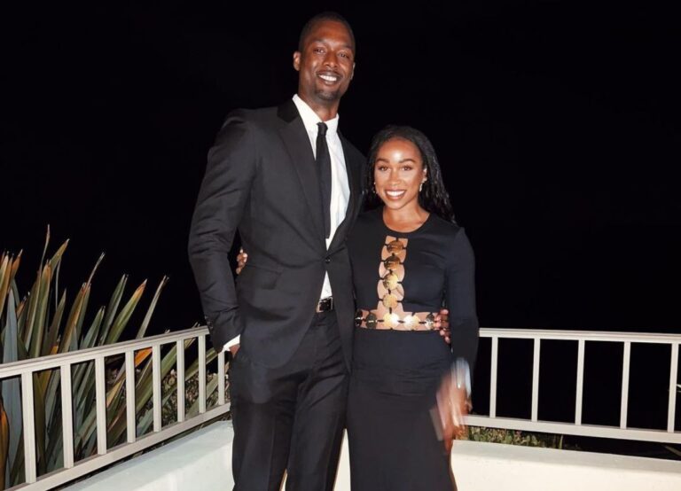 Harrison Barnes Pictured With His Wife Brittany Barnes During An Event In Laguna Beach, California In 2022