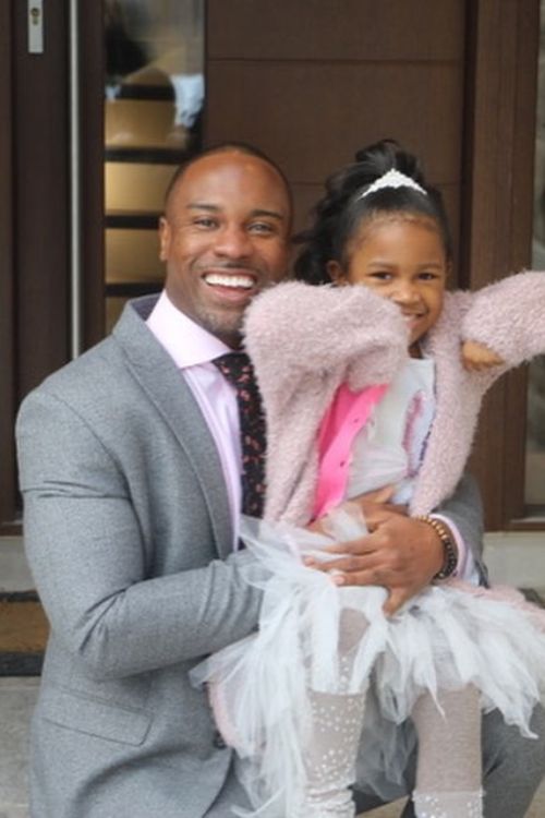 Jabari Greer Pictured With His Daughter Izzy In 2019