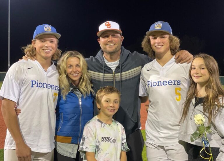 Jackson Holliday Pictured With His Family. Including His Brother, Ethan Holliday
