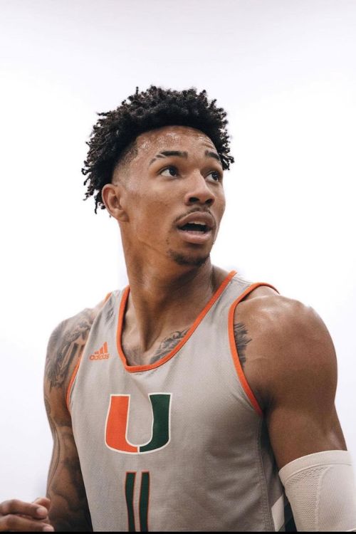 Jordan Miller Pictured In The University Of Miami Training Session In 2022