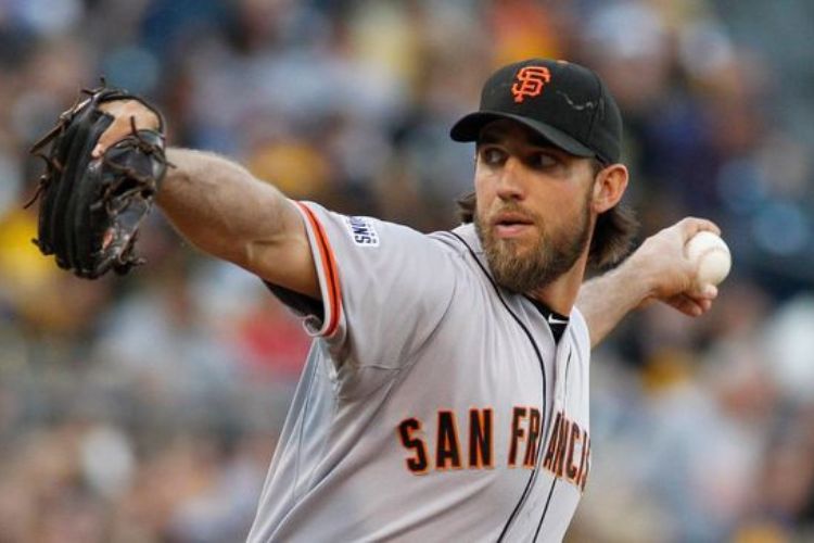 Madison Bumgarner Pictured During His Time With San Francisco Giants 