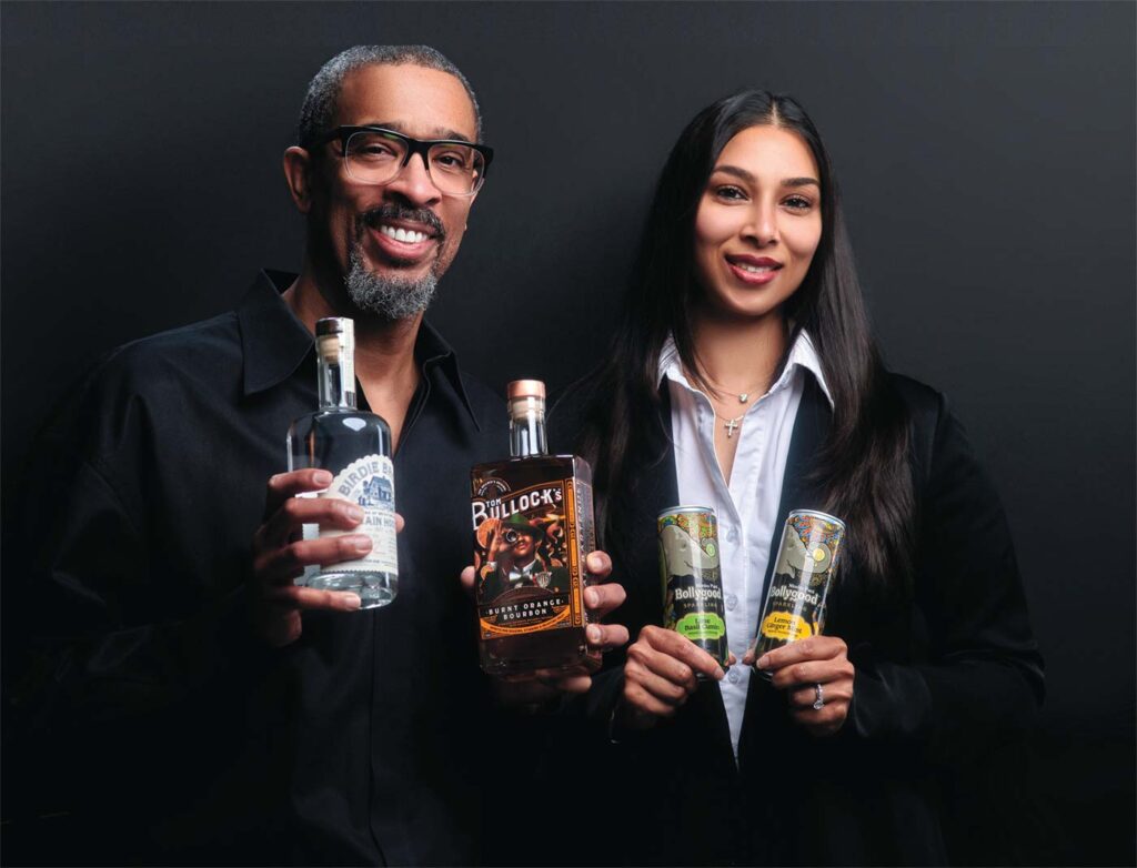The Hendersons Promoting Their Product