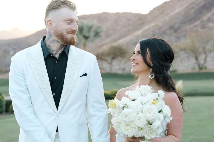 Maxx And Rachel Look Eye To Eye As They Walk Down The Aisle In March 2023