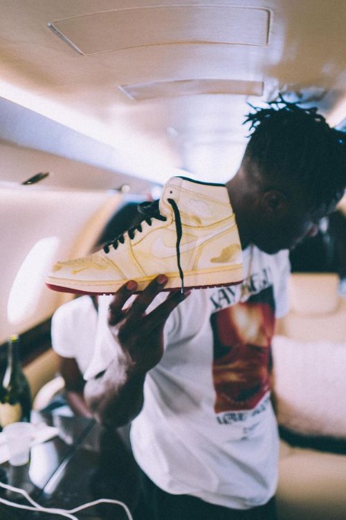 Nigel Sylvester Pictured Showing Off His First Air Jordan Collaboration In 2018