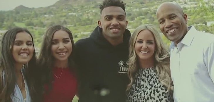 Christian Kirk With His Parents And His Two Sisters