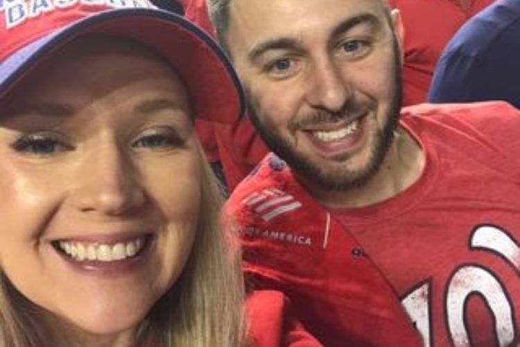 Patrick Corbin's Brother Daniel Corbin Jr Pictured With His Wife Katie Rocking Their Nationals Gear 