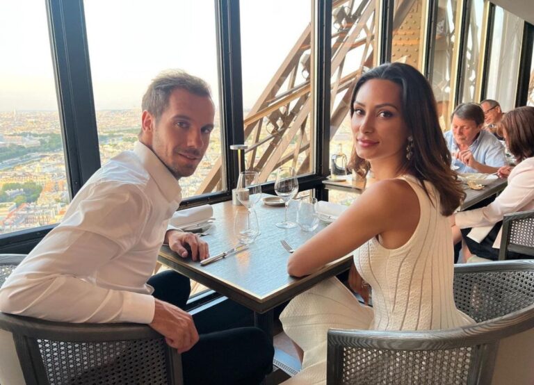 Richard Gasquet Pictured With Girlfriend Clementine Enjoying Lunch Date In Jules Vernes In June 2023