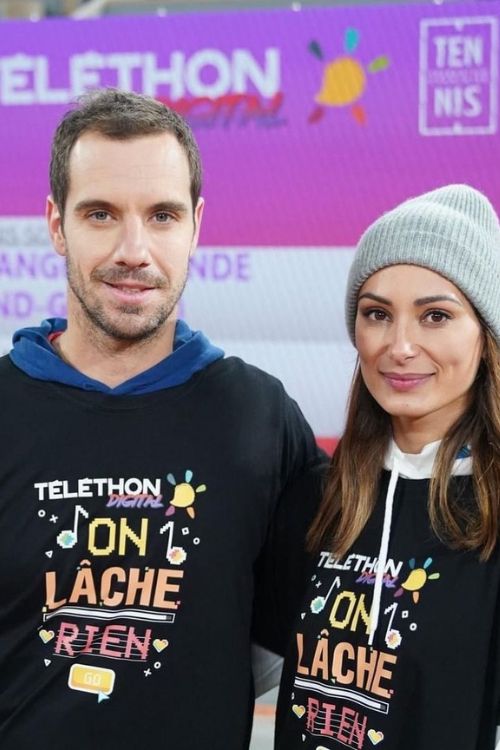Richard Gasquet And Clementine Pictured At The Telethon Event In December 2022
